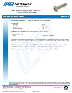 4-40 Stainless Steel Screw 0.5 Inch Long Phillips in 100 Each