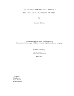 Effectiveness of Pronunciation Instruction