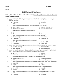 SAGE Review #3 Worksheet