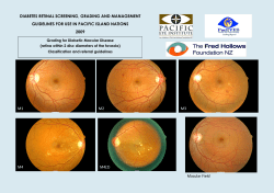 M1 M2 M3 M4 M4(2) Macular Field DIABETES RETINAL