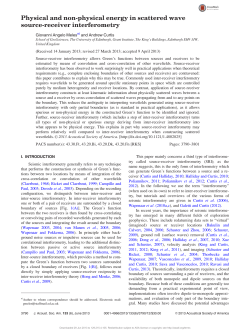 Physical and non-physical energy in scattered wave source
