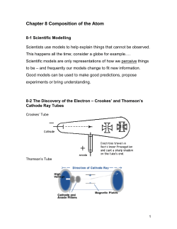 Chapter 8 Composition of the Atom