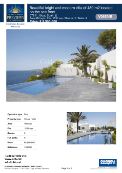 Beautiful bright and modern villa of 480 m2 located on the sea front