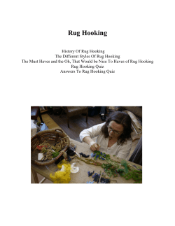 Rug Hooking