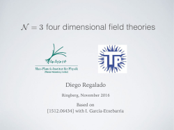 N=3 four dimensional field theories