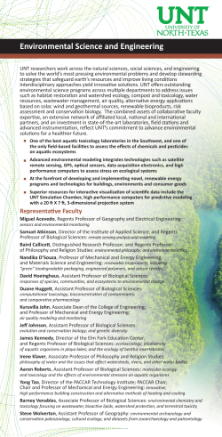 Environmental Science and Engineering