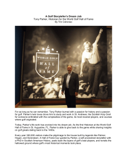 A Golf StoryTeller