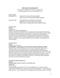 here - Nicole Franklin