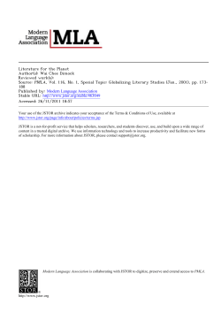 Literature for the Planet