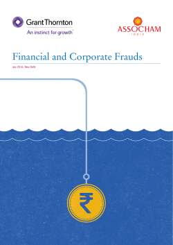 Financial and Corporate Frauds