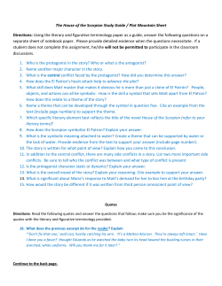 The House of the Scorpion Study Guide / Plot Mountain Sheet
