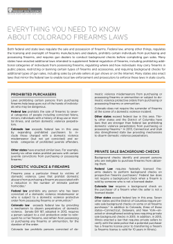 everything you need to know about colorado firearms laws