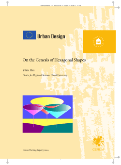 On the Genesis of Hexagonal Shapes - (Cerum)