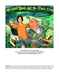 Alexandra Quick and the Thorn Circle