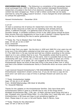 Archived Email