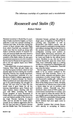 Roosevelt and Stalin