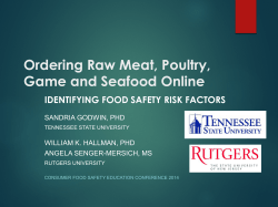 Ordering Raw Meat, Poultry, Game and Seafood Online