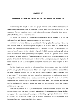 Isomorphism of Trivalent Graphs and of Cone