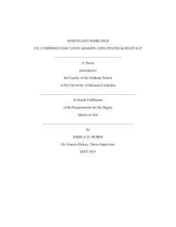MARVELOUS WHIRLINGS E.E. CUMMINGS EIMI, LOUIS ARAGON