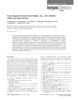 Ternary Magnesium Rhodium Boride Mg2Rh1