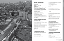 PROGRAM SESSIONS - College Art Association