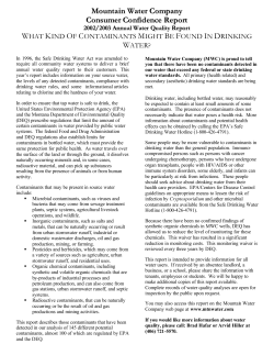 CCR pg 1 - Mountain Water Company