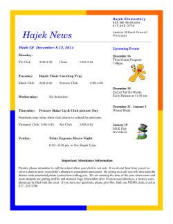 Hajek News - Burleson ISD