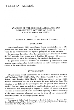 ECOLOGIA ANIMAL