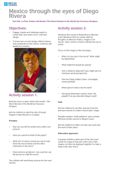 Mexico through the eyes of Diego Rivera