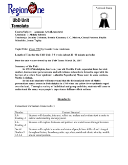 Fever 1793 - Region 1 School District