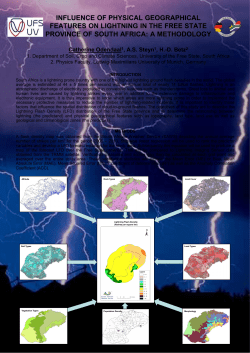 influence of physical geographical features on lightning in the free