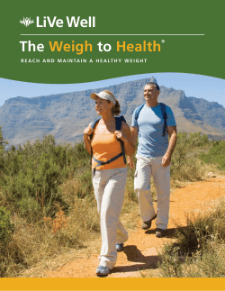 The Weigh to Health - Intermountain Healthcare