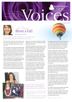 A Story - Ipswich Hospice Care