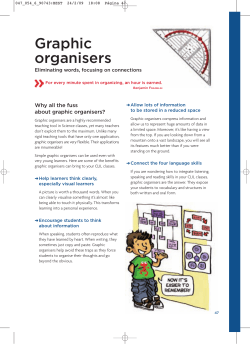 Graphic organisers