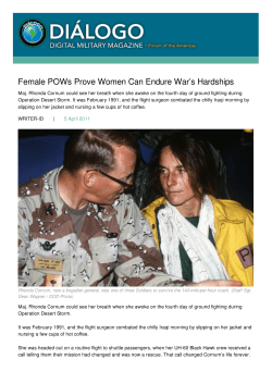 Female POWs Prove Women Can Endure War`s Hardships