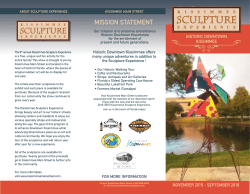 Kissimmee Sculpture Experience Brochure