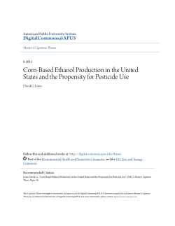 Corn-Based Ethanol Production in the United States and the