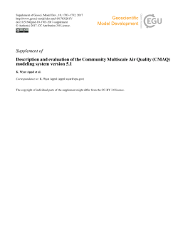 Supplement - Geosci. Model Dev.
