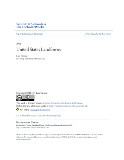 United States Landforms - UNI ScholarWorks