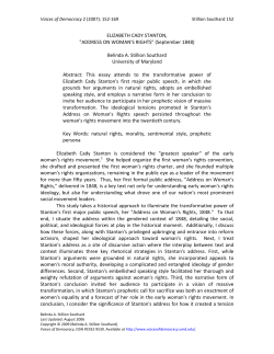 Stillion Southard Interpretive Essay