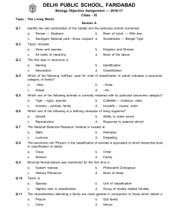 Biology - Delhi Public School, Faridabad