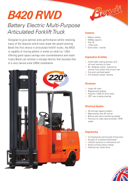 B420 RWD - Liftrucks