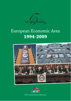 EEA 15 Years Publication - European Free Trade Association