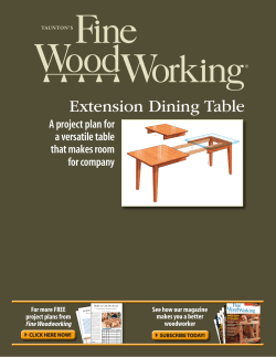Extension Dining Table