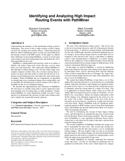 Identifying and Analyzing High Impact Routing Events with PathMiner