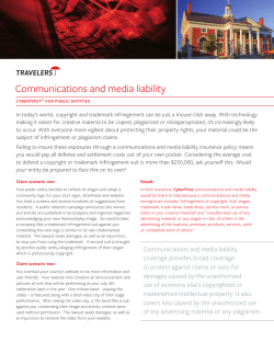 Communications and media liability