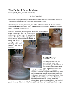 The Bells of Saint Michael - St. Michael the Archangel