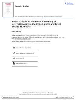 Rational Idaelism - The Belfer Center for Science and
