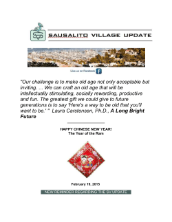 Our challenge is to make old age not only