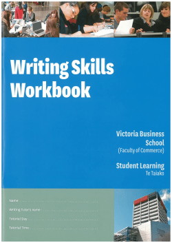 Appendix 2 - Victoria University of Wellington